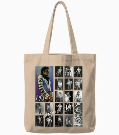Michael Jackson 077 Tote Bags - Natural