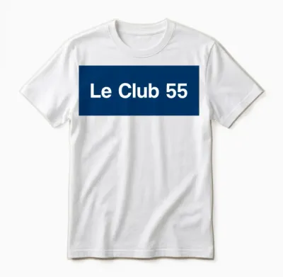 Le Club 55 Saint-Tropez, France Unisex T-Shirt - White