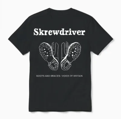 Skrewdriver Unisex T-Shirt - Black