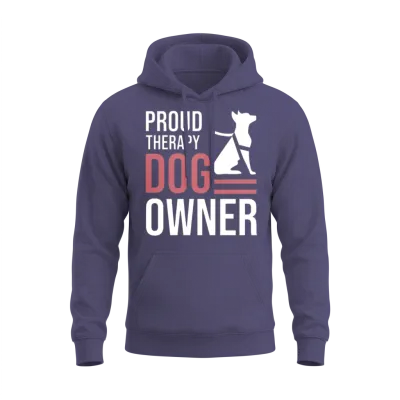 Therapy Dog Unisex Hoodie - Heather Sport Dark Navy