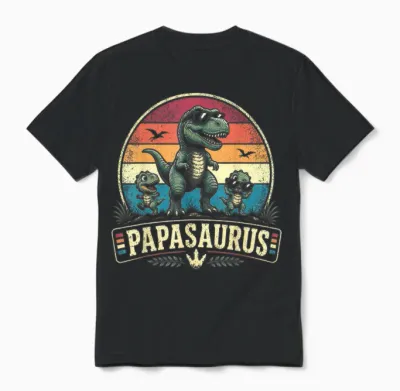 Papa Shirt Lustig Papa Geburtstag Vater Spruch Geschenk Papa Unisex T-Shirt - Black