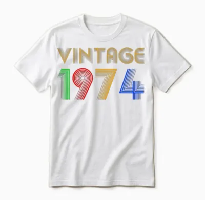 1973 Birthday Unisex T-Shirt - White