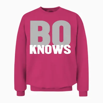 Bo Knows Unisex Sweatshirt - Heliconia