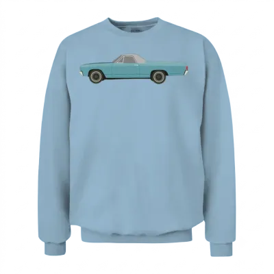 Cars Retro Classic Oldtimer Unisex Sweatshirt - Light Blue