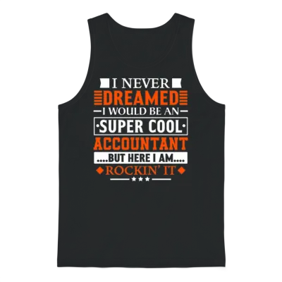 Accountant Gift Funny Appreciation Gift for Accoun Unisex Tank Top - Black