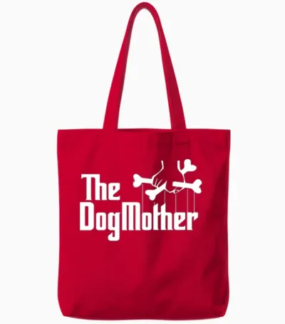 The Dog Mother Tote Bags - Red