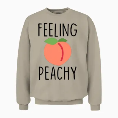 Feeling Peachy Unisex Sweatshirt - Sand