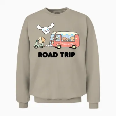 Cinnamoroll Road Trip Unisex Sweatshirt - Sand