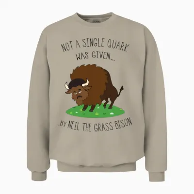 Neil Degrasse Tyson Bison Unisex Sweatshirt - Sand