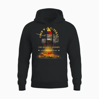 2nd Armored Division Garlstedt Germany M60a1 Unisex Hoodie - Black