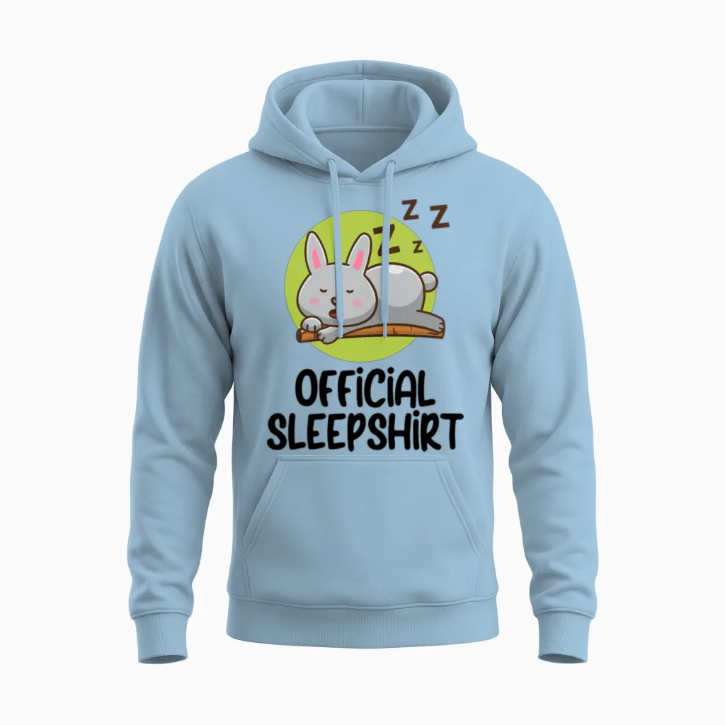 Funny Animal Shirt Funny Picture Unisex Hoodie in Light Blue
