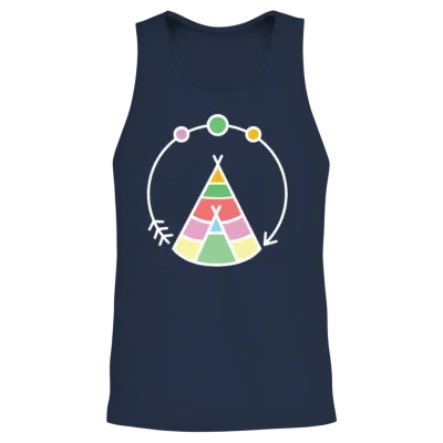 Boho Children Unisex Tank Top - Navy