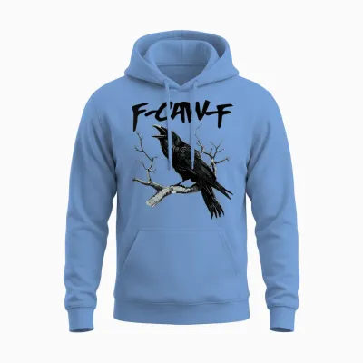 F-Caw-F Unisex Hoodie - Carolina Blue