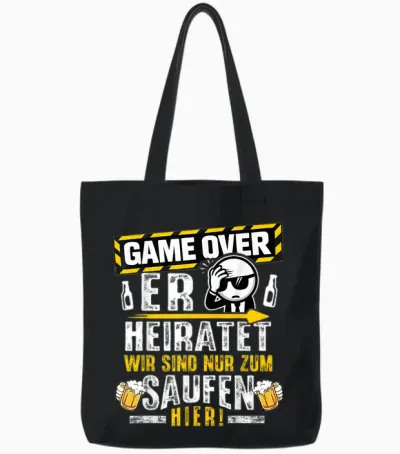 Jga Männer T-Shirt Junggesellenabschied Team Bräutigam Jga Tote Bags - Black