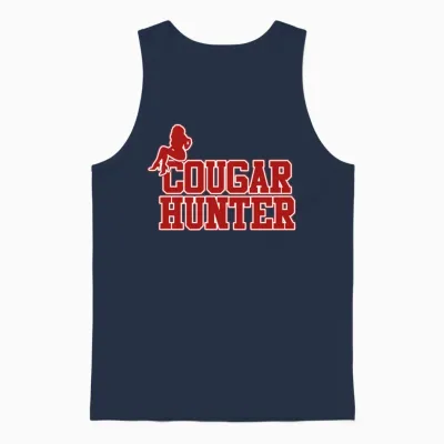 Cougar Hunter Unisex Tank Top - Navy
