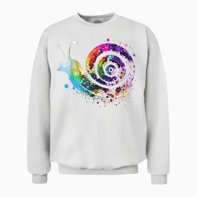 Schnecke Schnecken Lieblingstier Tier Lahme Schnecke Unisex Sweatshirt - White