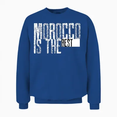 Morocco Is the Best Unisex Sweatshirt - Royal