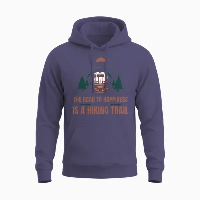 Hiking Unisex Hoodie - Heather Sport Dark Navy