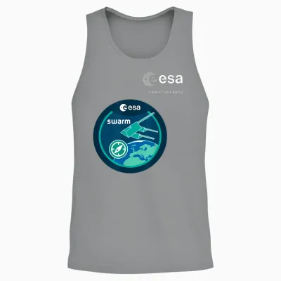 Esa European Space Agency Mission Swarm Unisex Tank Top - Sport Grey