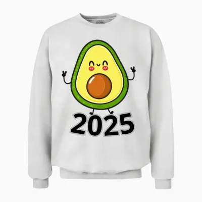 2025 Avocado Unisex Sweatshirt - White