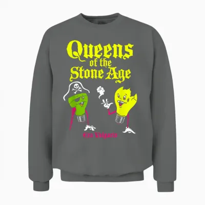Official Queens of the Stone Age Era Vulgaris Unisex Sweatshirt - Graphite Heather