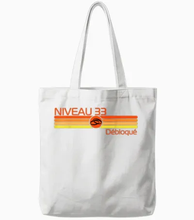 Cadeau 33 Ans De Mariage – Noces De Porphyre Tote Bags - White
