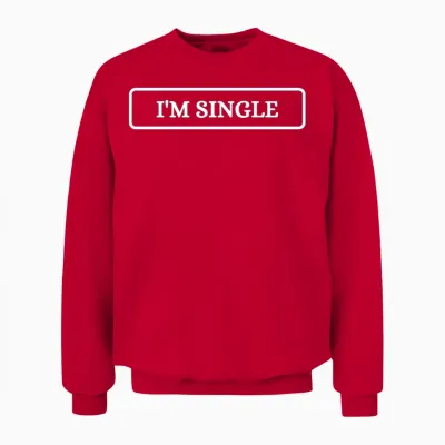 Im Single Unisex Sweatshirt - Red