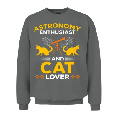 Solar System Astronomy I Astronomy Enthusiast And Unisex Sweatshirt - Graphite Heather