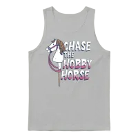 Hobby Horsing Chase the Hobby Horse Unisex Tank Top - Ash – 1