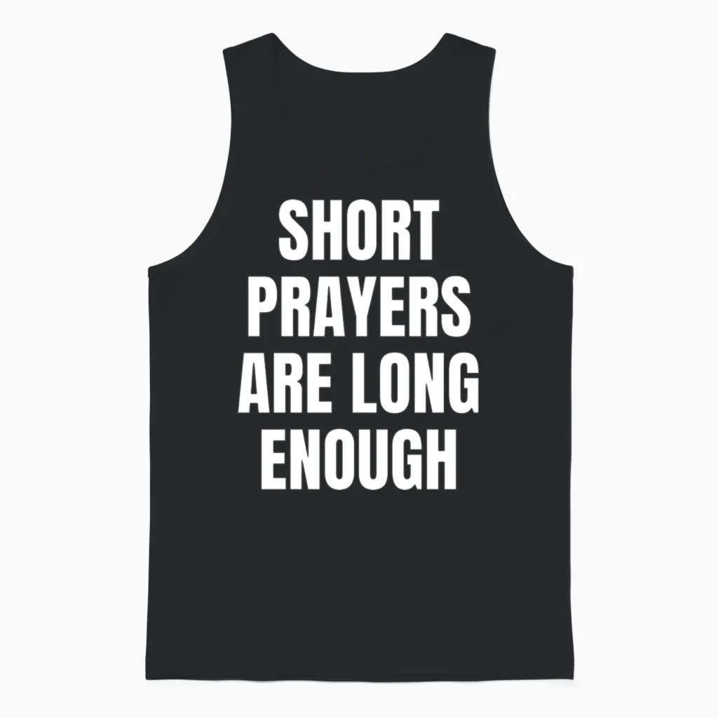 - Christian Quotes - & Faith Unisex Tank Top in Black