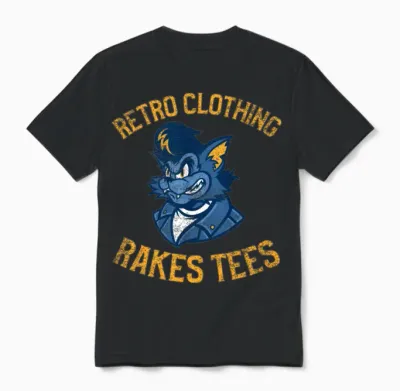 Retro Unisex T-Shirt - Black
