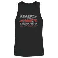 Code Medium Red Unisex Tank Top - Black – 2