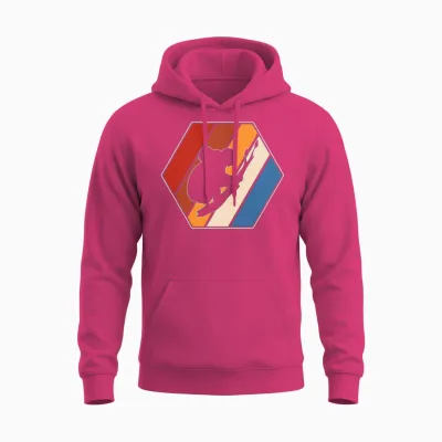 Koala Retro Unisex Hoodie - Heliconia