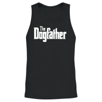 Dog Father — Lovers Gift Unisex Tank Top - Black – 2