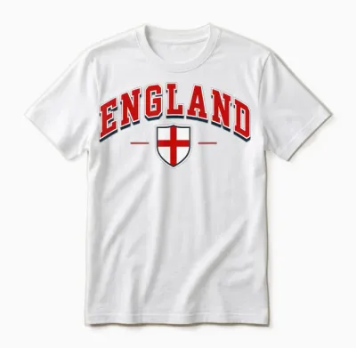 England English St George Unisex T-Shirt - White