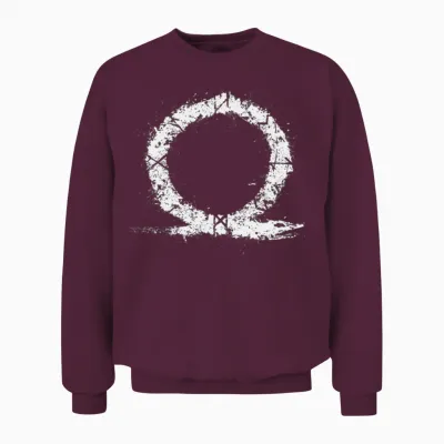 God of War Omega Unisex Sweatshirt - Maroon