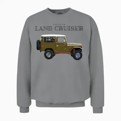 Toyota Land Cruiser J40 Off-Road Car Unisex Sweatshirt - Sport Grey