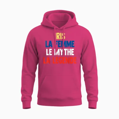 Iris La Femme Le Mythe Legend Cadeau Pour Iris Unisex Hoodie - Heliconia