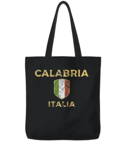 Calabria Italia Calabria Italy Tote Bags - Black