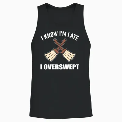 Funny Housekeeper Janitor Unisex Tank Top - Black