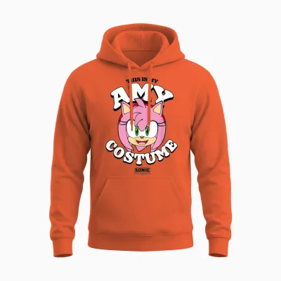 Sonic the Hedgehog Halloween This Is My Amy Costume Unisex Hoodie - Orange