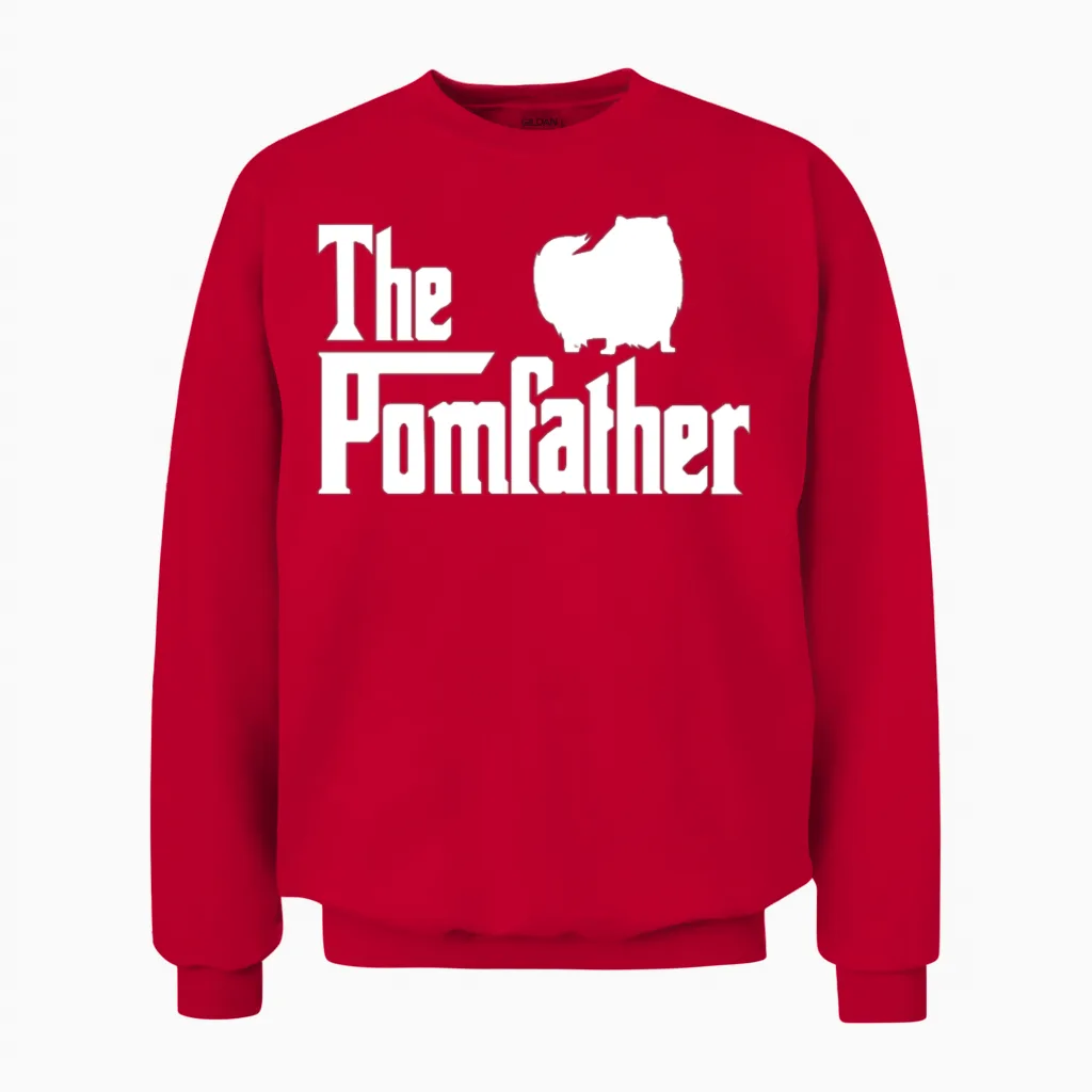 The Pomfather Unisex Sweatshirt in Red
