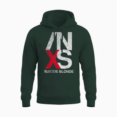 Inxs – Suicide Blonde T-Shirt, Black, S Unisex Hoodie - Forest