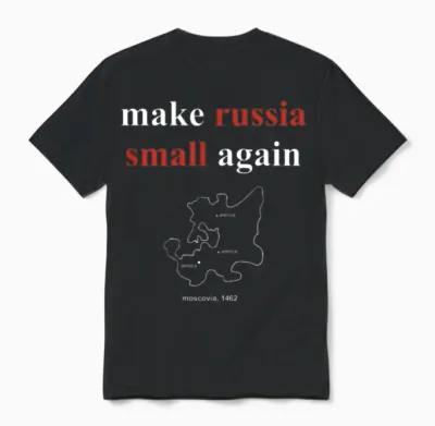 Volodymyr Zelenskyy Make Russia Small Again Unisex T-Shirt - Black