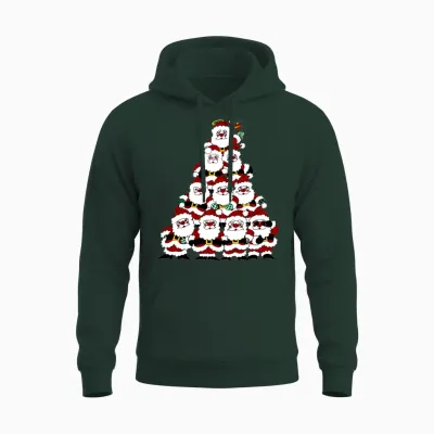 Santa Tree Unisex Hoodie - Forest