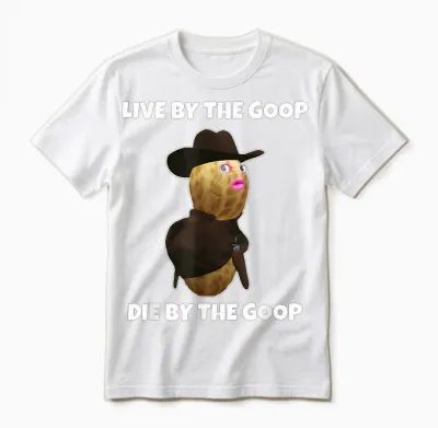 The Burnt Peanut Bungulator Goop Goop Tees Unisex T-Shirt - White