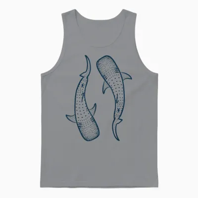 Whale Shark Ocean Animal World Shark Unisex Tank Top - Sport Grey