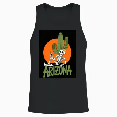 Desert Vibes,endless Smiles Unisex Tank Top - Black