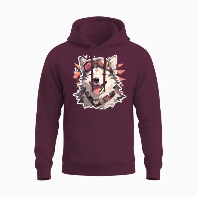 Dogs Pet Dog Owner Dog Lover Animal Unisex Hoodie - Maroon