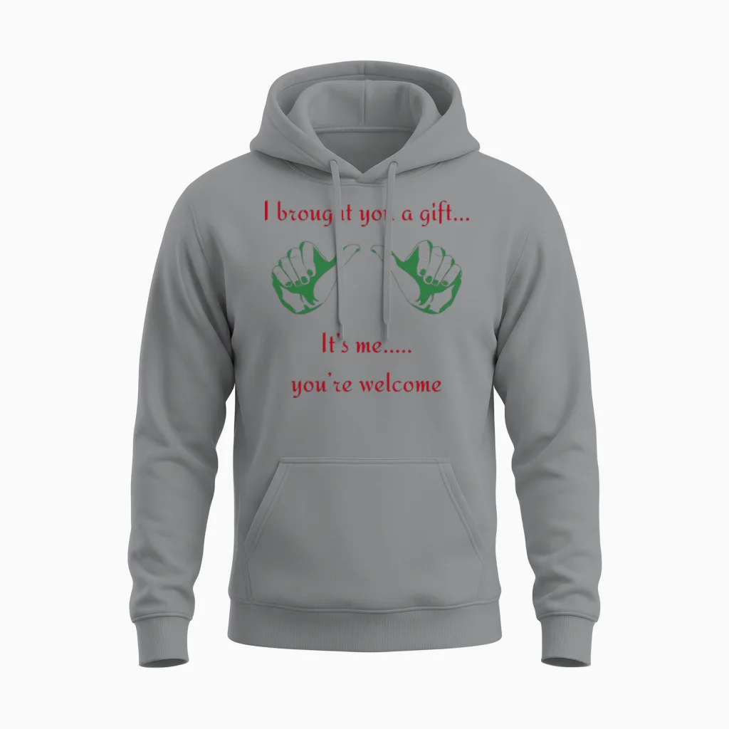 The Gift of Me Retro Unisex Hoodie - Sport Grey